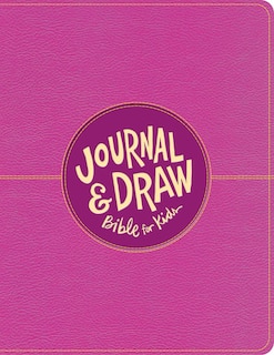 Couverture_CSB Journal and Draw Bible for Kids, Pink LeatherTouch