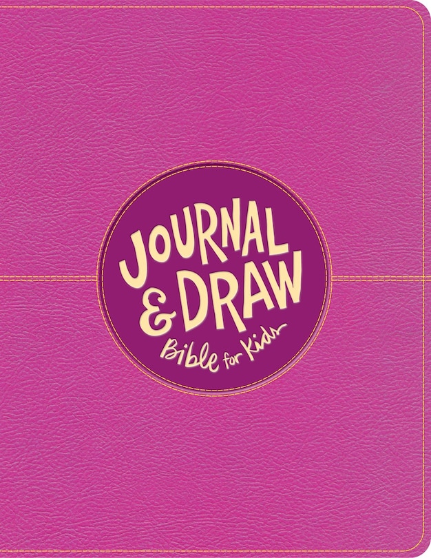 Couverture_CSB Journal and Draw Bible for Kids, Pink LeatherTouch