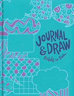 Couverture_CSB Journal and Draw Bible for Kids, Teal LeatherTouch Over Board