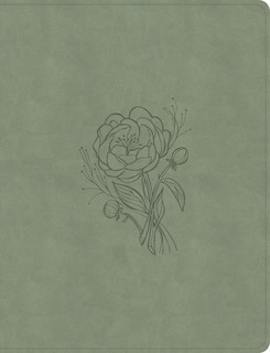 Front cover_KJV Notetaking Bible, Large Print Edition, Sage SuedeSoft LeatherTouch