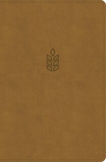 Front cover_CSB Personal Size Giant Print Bible, Camel SuedeSoft LeatherTouch, Indexed
