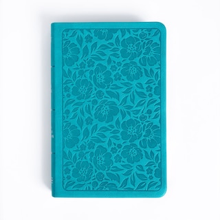Front cover_KJV Personal Size Bible, Teal LeatherTouch