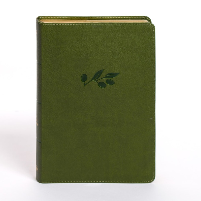 Couverture_KJV Personal Size Giant Print Bible, Olive LeatherTouch