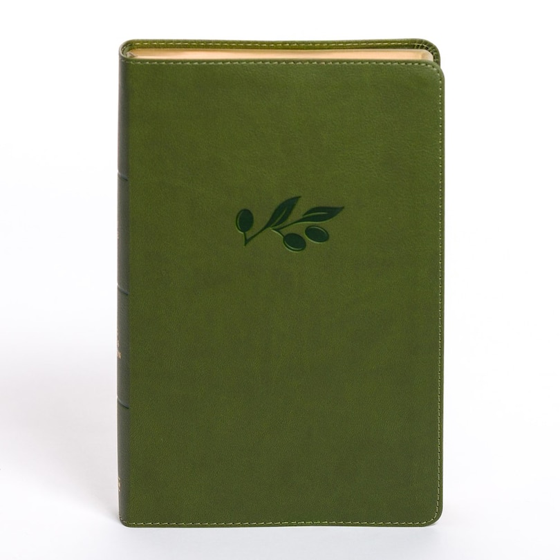 Couverture_KJV Personal Size Giant Print Bible, Olive LeatherTouch, Indexed