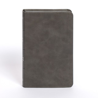 Front cover_NASB Personal Size Bible, Charcoal LeatherTouch