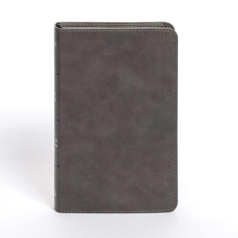 Front cover_NASB Personal Size Bible, Charcoal LeatherTouch