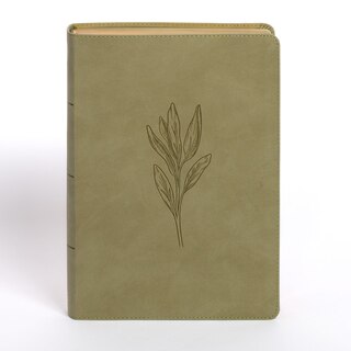 Front cover_NASB Super Giant Print Reference Bible, Sage SuedeSoft LeatherTouch