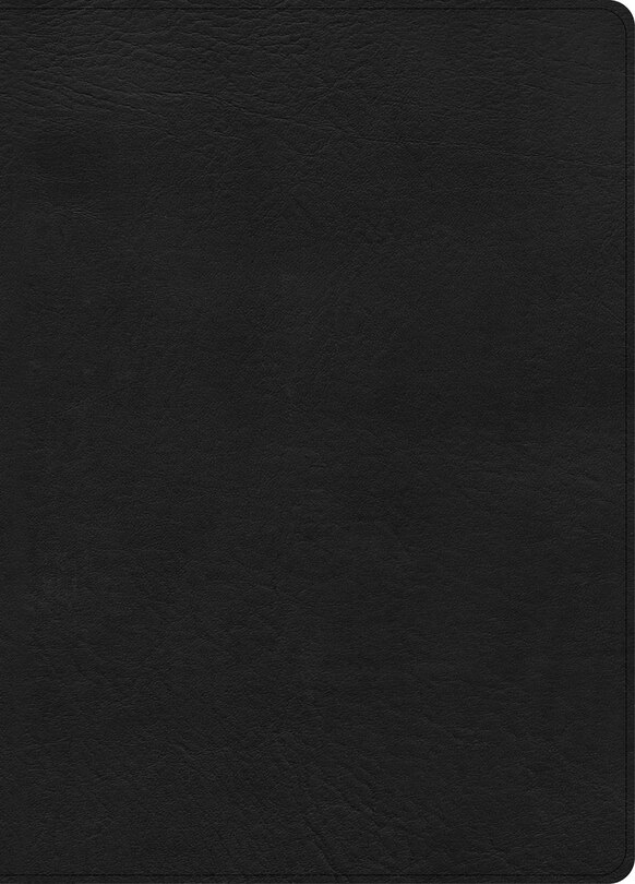 Front cover_CSB Study Bible, Large Print, Digital Study Edition, Black LeatherTouch