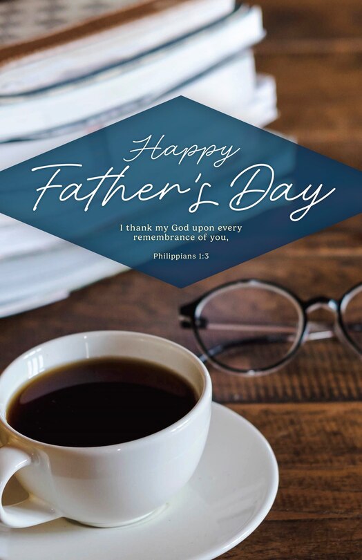 Front cover_Father's Day Bulletin: Happy Father's Day 2026 (Package of 100)