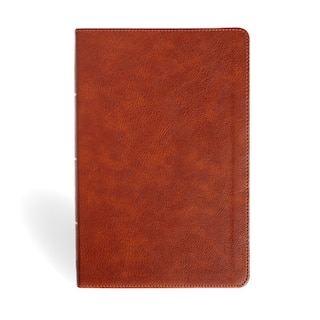 Couverture_NASB Personal Size Giant Print Bible, Burnt Sienna LeatherTouch