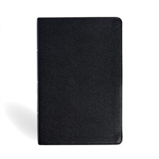 Couverture_NASB Personal Size Giant Print Bible, Black Genuine Leather, Indexed