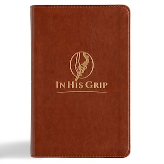 Couverture_CSB In His Grip Golfer's Bible, Brown LeatherTouch