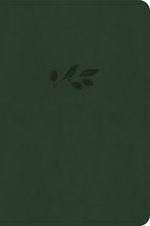 Front cover_CSB Large Print Compact Reference Bible, Digital Study Edition, Olive LeatherTouch