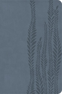 Front cover_CSB Large Print Compact Reference Bible, Digital Study Edition, Slate LeatherTouch
