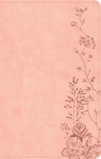 Couverture_CSB Single-Column Compact Bible, Digital Study Edition, Blush Floral LeatherTouch