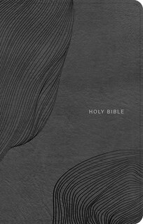 Couverture_CSB Single-Column Compact Bible, Digital Study Edition, Charcoal LeatherTouch
