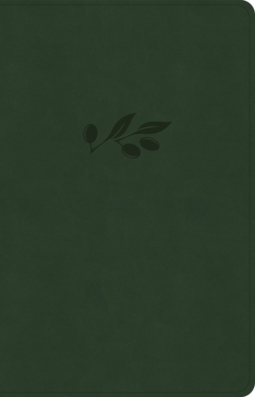 Front cover_CSB Thinline Bible, Anglicised Edition, Olive LeatherTouch