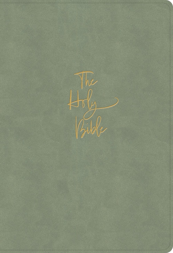 Front cover_KJV Super Giant Print Reference Bible, Sage SuedeSoft LeatherTouch