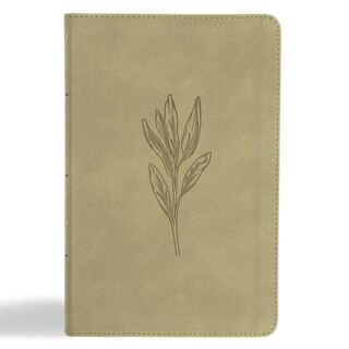 Front cover_KJV Thinline Bible, Sage SuedeSoft LeatherTouch