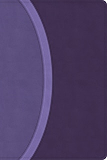 Front cover_CSB Rainbow Study Bible, Purple LeatherTouch (Limited Edition)