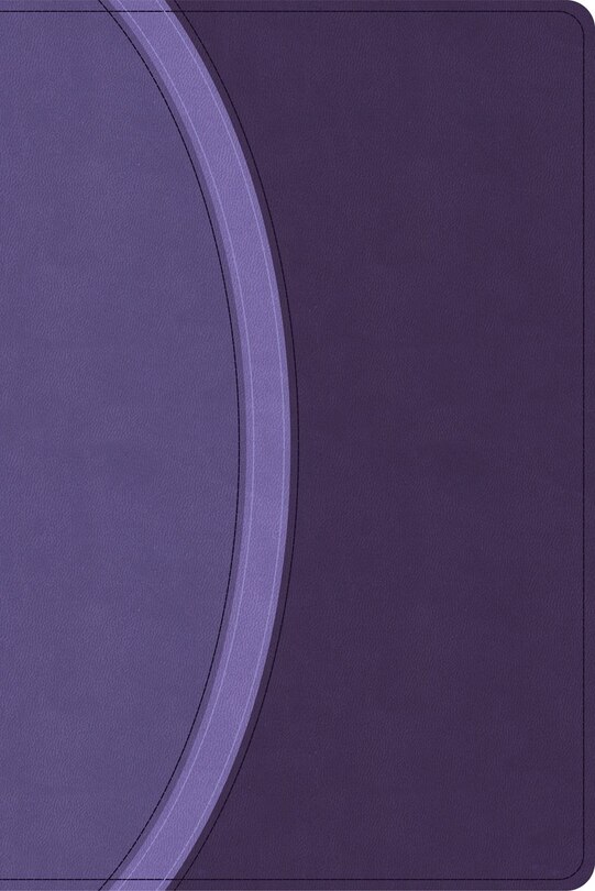 Front cover_CSB Rainbow Study Bible, Purple LeatherTouch (Limited Edition)