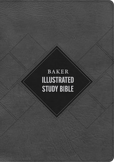 Front cover_CSB Baker Illustrated Study Bible, Charcoal LeatherTouch