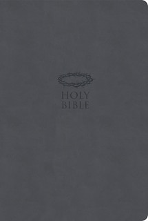 Front cover_KJV Super Giant Print Reference Bible, Value Edition, Charcoal LeatherTouch