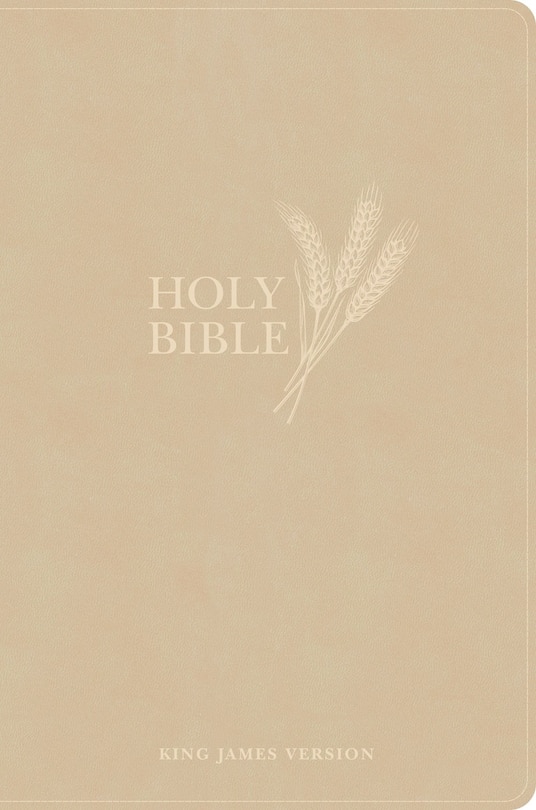 Couverture_KJV Giant Print Reference Bible, Cream Leathertouch, Indexed