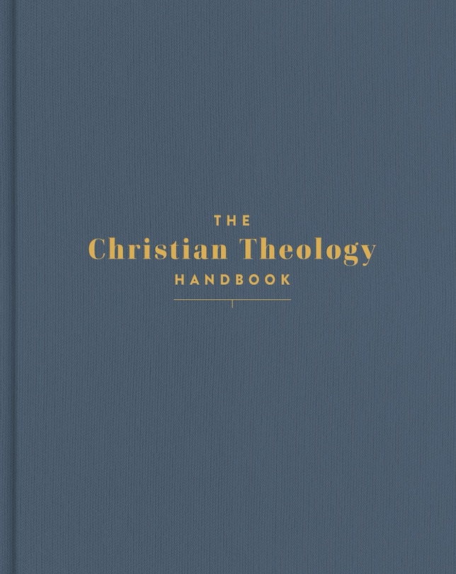 Couverture_The Christian Theology Handbook, Denim Cloth Over Board