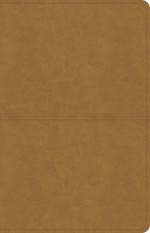 Front cover_CSB Thinline Reference Bible, Digital Study Edition, Camel SuedeSoft LeatherTouch