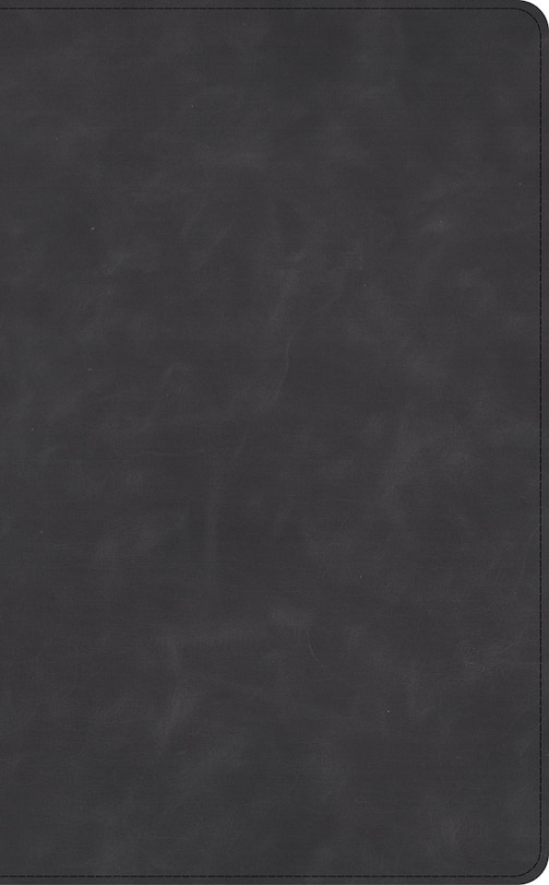 Couverture_CSB Single-Column Wide-Margin Bible, Holman Handcrafted Collection, Marbled Slate Premium Calfskin
