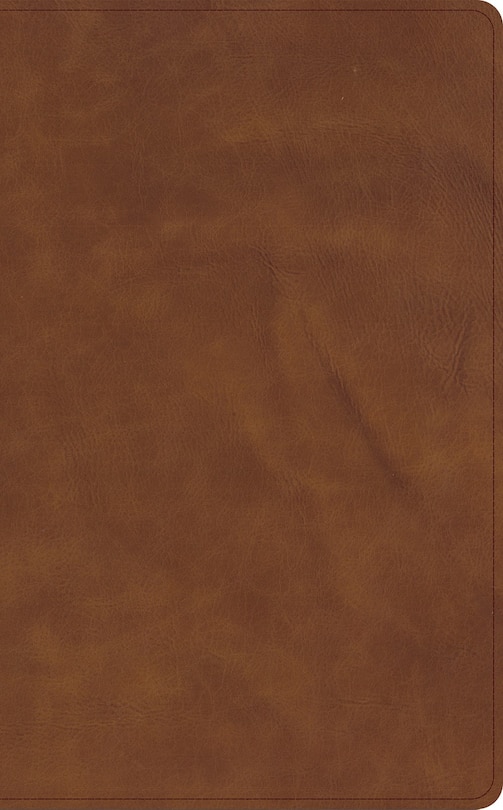 Couverture_CSB Single-Column Wide-Margin Bible, Holman Handcrafted Collection, Marbled Tan Premium Calfskin
