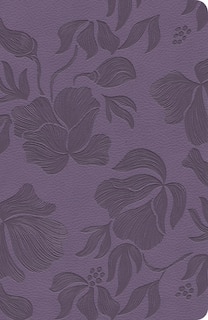 Front cover_CSB Large Print Personal Size Reference Bible, Optimal Type, Digital Study Edition, Purple LeatherTouch, Indexed