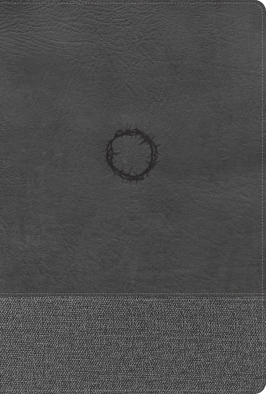 Couverture_CSB Super Giant Print Reference Bible, Optimal Type, Digital Study Edition, Charcoal LeatherTouch, Indexed