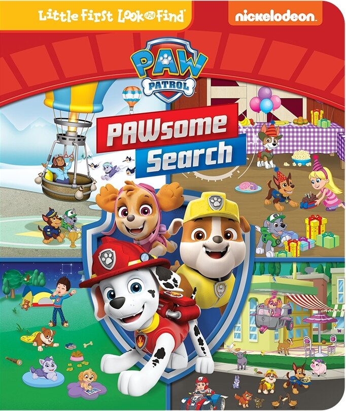 Front cover_Nickelodeon Paw Patrol: Pawsome Search Little First Look and Find