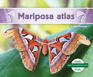 Front cover_Mariposa Atlas (Atlas Moth)