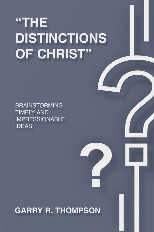 Front cover_The Distinctions of Christ