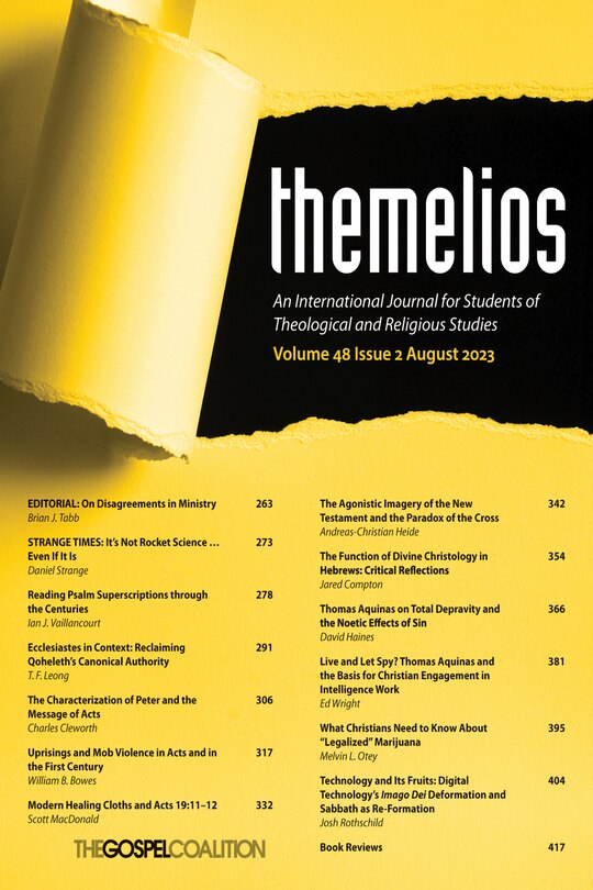 Front cover_Themelios, Volume 48, Issue 2