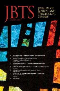 Couverture_Journal of Biblical and Theological Studies, Issue 7.2