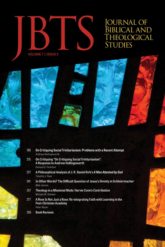 Couverture_Journal of Biblical and Theological Studies, Issue 7.2