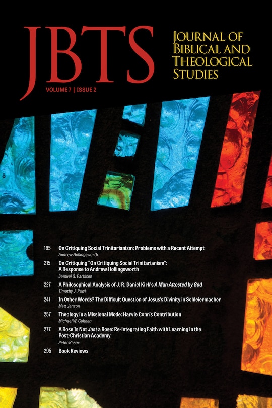 Couverture_Journal of Biblical and Theological Studies, Issue 7.2