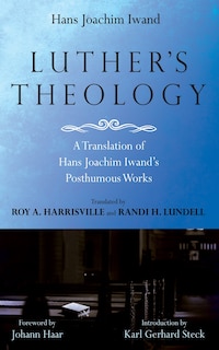 Front cover_Luther's Theology