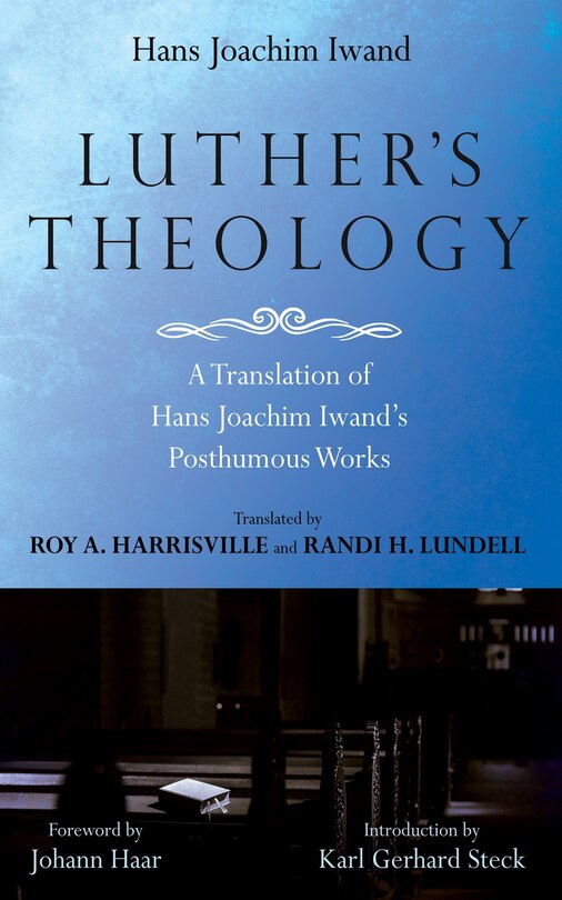 Front cover_Luther's Theology