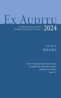 Front cover_Ex Auditu - Volume 36