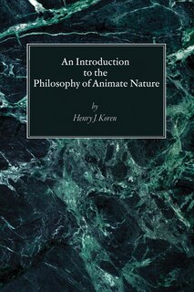 Couverture_An Introduction to the Philosophy of Animate Nature