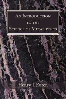 Front cover_An Introduction to the Science of Metaphysics