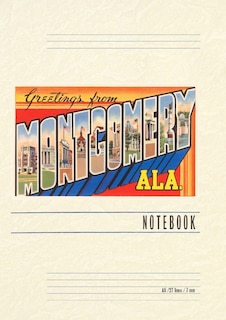 Front cover_Vintage Lined Notebook Greetings from Montgomery