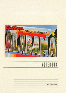 Couverture_Vintage Lined Notebook Greetings from Gulf Shores
