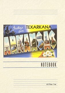 Front cover_Vintage Lined Notebook Greetings from Texarkana