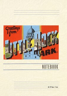 Couverture_Vintage Lined Notebook Greetings from Little Rock